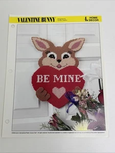 Valentine Bunny Annie's Attic Plastic Canvas Pattern Page - Picture 1 of 4