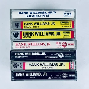 (7) Hank Williams Jr Cassette Tapes: Greatest Hits, Major Moves, Strong Stuff - Picture 1 of 4