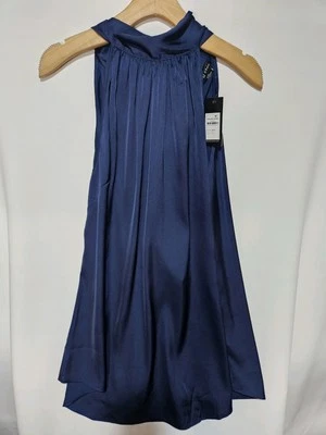 City Chic Womens Navy Blue Sexy Top Size S  - Image 1 of 4