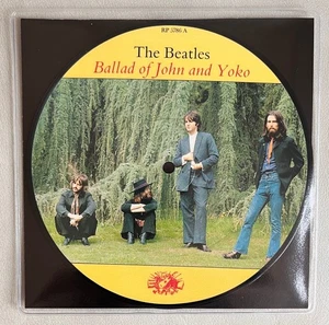 The Beatles - Ballad Of John And Yoko  7" Picture Disc 20th Anniversary - Picture 1 of 3