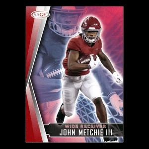 John Metchie III Rookie #29 2022 SAGE Alabama Crimson Tide Football Card NFL - Picture 1 of 3