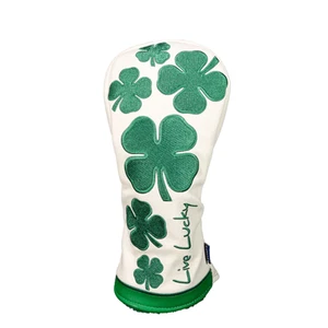 CMC Design Live Lucky "Evergreen" Fairway Headcover - White/Green - Picture 1 of 4