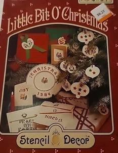Stencil December Little Bit O' Christmas Cross Stitch Pattern - Picture 1 of 3