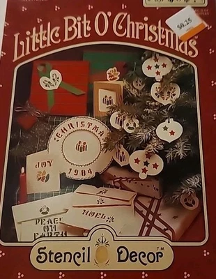 Stencil December Little Bit O' Christmas Cross Stitch Pattern - Image 1 of 3
