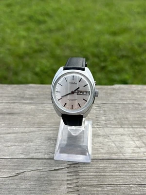 Vintage Watch Slava Automatic Soviet Made In USSR Mechanical Wristwatch 1980s - image 1 of 4