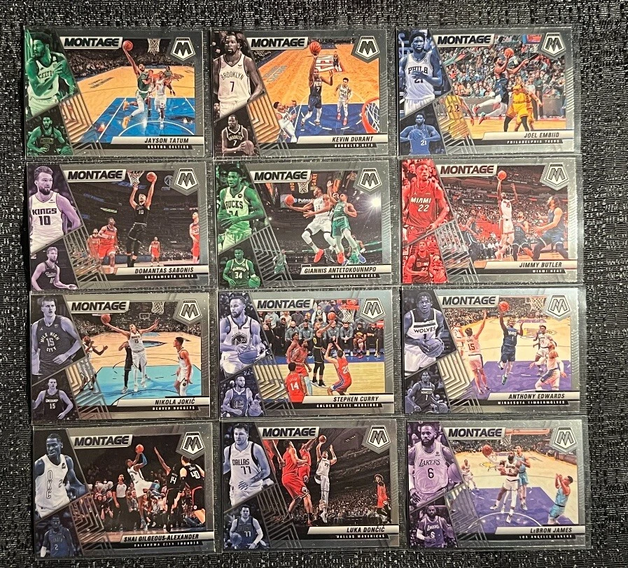 2021-22 Panini Mosaic Basketball Montage Insert Complete Your Set You Pick Card - Image 1 of 1
