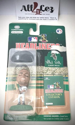1996 CHICAGO WHITE SOX ALBERT BELLE "HEADLINERS" FIGURE ~ NIB Cover