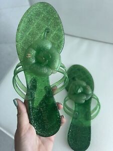 CHANEL Green Sandals for Women for sale | eBay