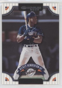 2002 Donruss Rickey Henderson #133 HOF