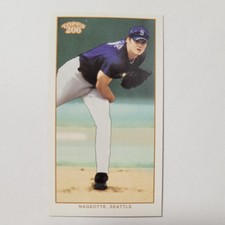 2002 Topps 206 Polar Bear Mini #282 Clint Nageotte Seattle Mariners FYP