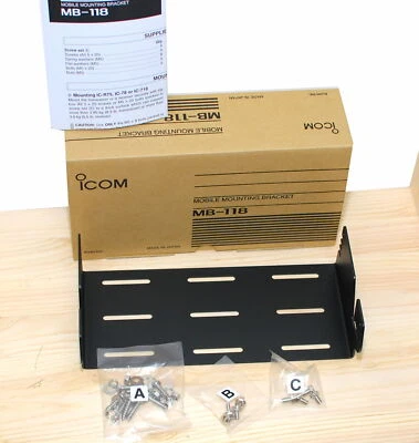 NEW ICOM MB-118 Mounting Bracket for IC-7200 IC-7300 IC-R75 IC-78 IC-718 IC-9700 - Image 1 of 4