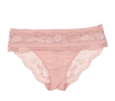 Bragas cortas de encaje rosa polvoriento La Perla para mujer talla IT 3/FR42 Foto 1 de 4
