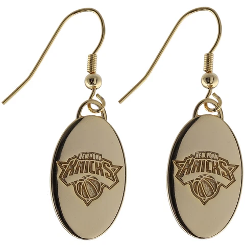 Women's WinCraft New York Knicks Oval Earrings Cover