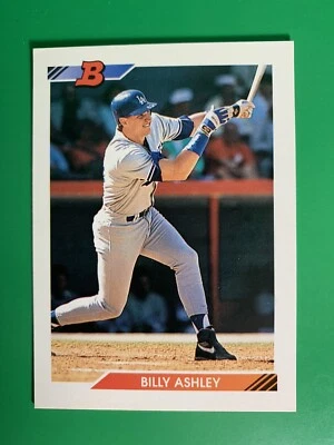 1992 Bowman Billy Ashley RC #168 Los Angeles Dodgers - Image 1 of 2