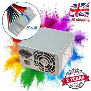 ATX PSU Power Supply Unit with -5Volt. Auxiliary ATX 6pin, 80mm fan FSP300-60PLN - Picture 1 of 13