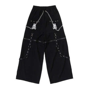 NEW ACDC Rag - Bunny Dolls Punky Bunny Usamimi Black Cargo Pants - Picture 1 of 7