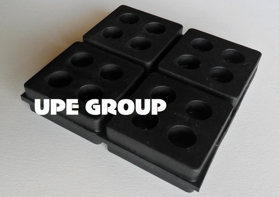 1 ANTI VIBRATION PAD ALL RUBBER 4X4X3/4" INDUSTRIAL AIR COMPRESSOR HVAC