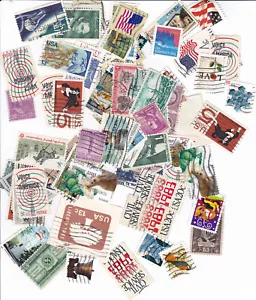 100 gebrauchte US Briefmarken Lot USA verschiedene Stempel Mix Lots ST8 - Bild 1 von 1