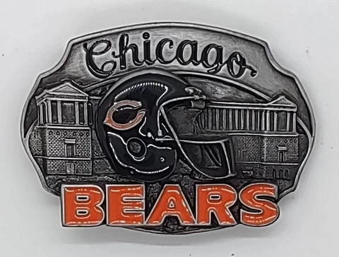 Vintage Chicago Bears Belt Buckle Cover