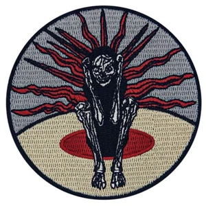 Embroidered Iron Sew On Jeans clothing backpack patch Ghost Skeleton logo 1074R - Picture 1 of 4