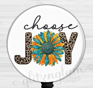 Choose Joy Badge Holder, Faith Badge Holder, Christian Badge Holder 6611T - Picture 1 of 9