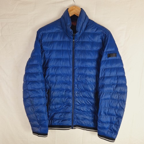 Giacca trapuntata leggera uomo Michael Kors taglia S blu MK cappotto outdoor