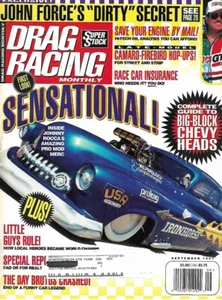 DRAG RACING MONTHLY 1997 SEPT - FORCE, CAMARO HOPUP, END OF BRUTUS - Imagen 1 de 1
