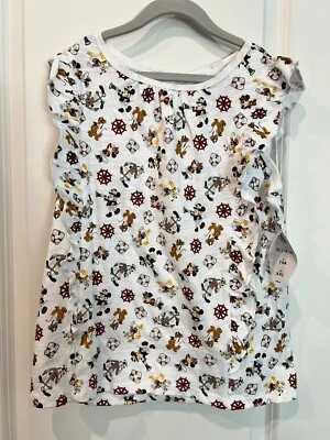 Disney Cruise Line DCL Mickey & Friends Ruffle Sleeveless Top XL 14/16 Youth New - Image 1 of 4