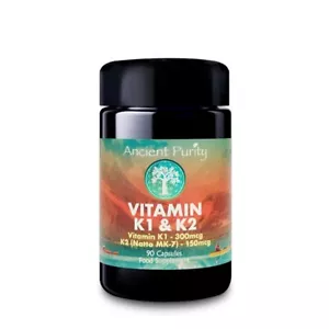 Vitamin K1 / K2 Komplex | 90 Kapseln | (K2 - 150 mcg MK-7 / K1 300mcg) - Bild 1 von 8