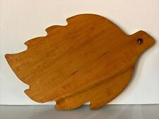 JK Adams THE LEAF, Farm Solid Maple Wood Cutting Board Approx 14x10 Vermont, USA