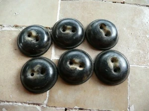 6 boutons anciens vintage en plastique - Imagen 1 de 2