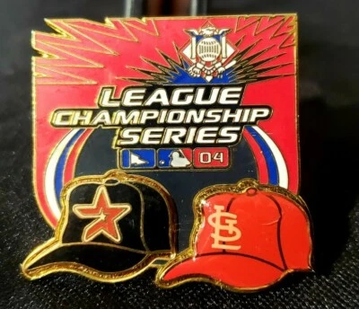 2004 Houston Astros vs St. Louis Cardinals NLCS N.L.C.S. pin MLB - Image 1 of 3