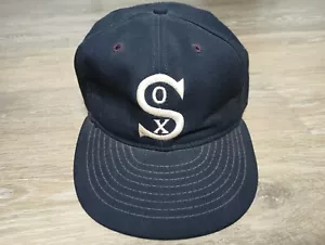 Chicago White SOX Hat vtg Fitted sz 7 3/8 Cap Old logo MLB American Needle Annco - Picture 1 of 6