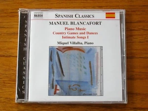 Manuel Blancafort Complete Piano Music 2 Miquel Villalba NEW CD Naxos import - Imagen 1 de 2