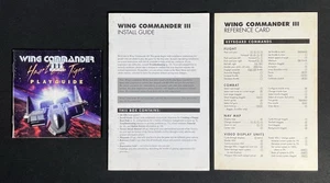 WING COMMANDER III HOTT PC CD-ROM Game PLAY GUIDE Electronic Arts 1994 - Picture 1 of 7