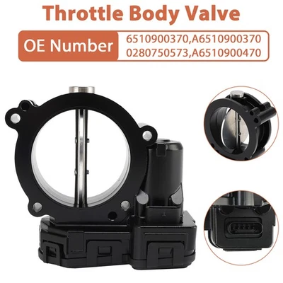 Throttle Body Valve A6510900470 For Mercedes A B C S Class Sprinter Vito H0 Foto 1 de 4