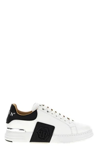 PHILLIP PLEIN Phantom White/Black Sneakers New & Authentic - Picture 1 of 5