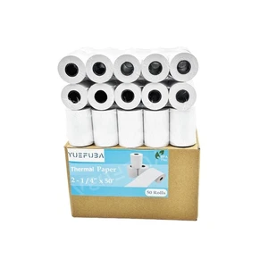 50 Rolls 2 1/4 x 50 Thermal Paper Receipt Rolls 55 GSM Premium Quality German... - Bild 1 von 6