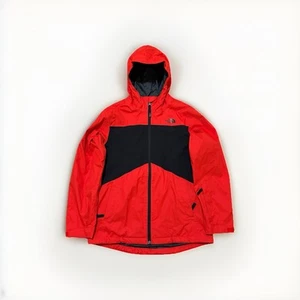 The North Face Boys Windbreaker Jacket Orange 14-16 Full Zip Rain Coat Kids - Picture 1 of 13