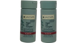 LaCoupe Argan Oil Complex Revitalizing Shampoo and Conditioner Lot of 10 - Picture 1 of 1