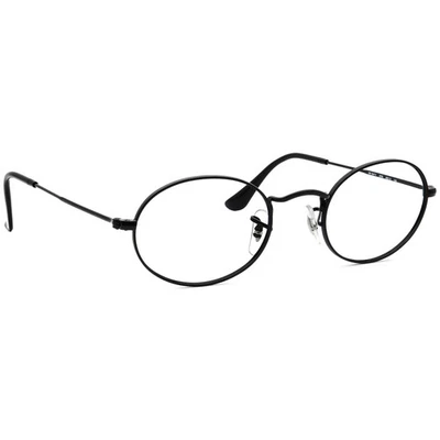 Ray-Ban Eyeglasses RB 3547V 2509 Polished Black Oval Metal Frame 48[]21 145 - Image 1 of 4