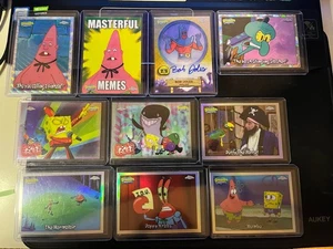 SpongeBob Topps Chrome 25th Anniversary AUTO, REFRACTORS/PARALLEL & INSERTS LOT - Bild 1 von 13