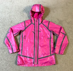 Giacca antipioggia Columbia Titanium OutDry donna rosa zip davanti con cappuccio - taglia media - Foto 1 di 5