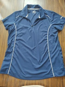 Slazenger Damen Golfshirt Hydro-dri 1/4 Zip blau sehr guter Zustand - Bild 1 von 6
