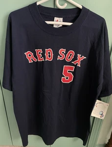 NUEVO NOMAR GARCIAPARRA Nº 5 CAMISETAS BOSTON RED SOX MAJESTIC (XL) AZUL TEAM - Imagen 1 de 6