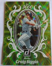 2023 Donruss Baseball Mr 3000 Green Craig Biggio /25