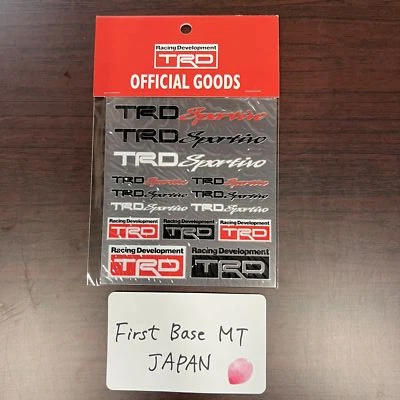 TRD 08231-SP104 Sportivo Mini Sticker Set TOYOTA UNIVERSAL 110mm (H) x 100mm (W) - Image 1 of 4