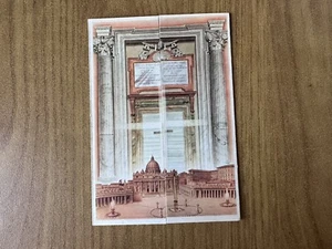 Postcard Rome St. Peter's Basilica Holy Year 1950 Unused BF - Picture 1 of 3