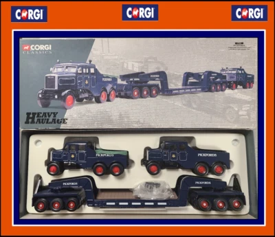 1:50 Corgi 2 x Scammel Constructor "PICKFORDS" con remolque pesado ¡ENVÍO GRATUITO! Foto 1 de 3