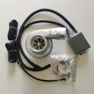 Universal Motorcycle Electric Turbo Supercharger Thrust Turbocharger Air Filter* - Picture 1 of 4